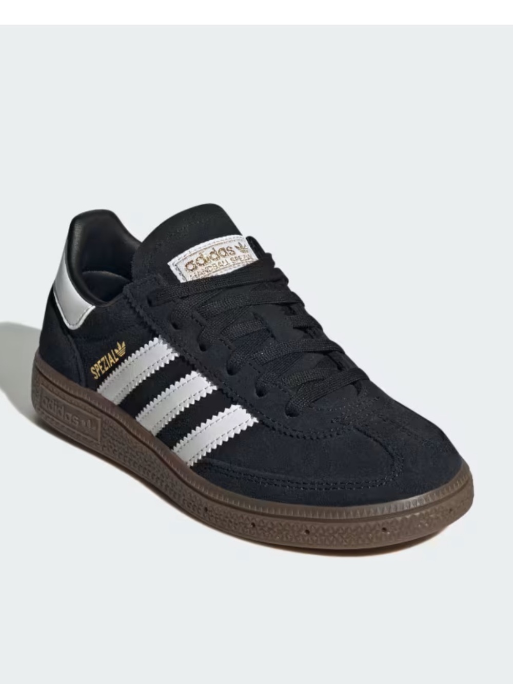 Adidas- Handball Spezial Black with White Stripes (Kids 1 1/2)